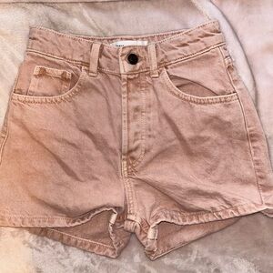 Zara light pink shorts